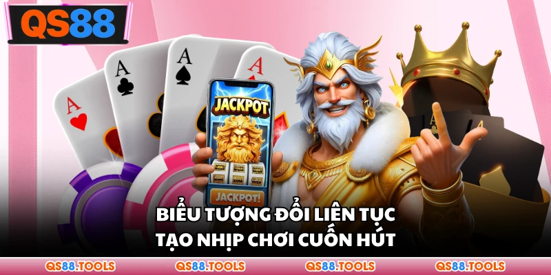 Nổ Hũ Quyết Chiến Tiền Thưởng - Tâm Điểm Giải Trí Sôi Động 2 Biểu tượng đổi liên tục tạo nhịp chơi cuốn hút