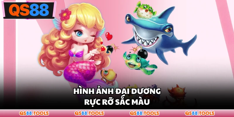 Hình ảnh đại dương rực rỡ sắc màu